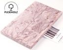 Box Elder Maser stabilisiert | plexiholz | 140x40x10 | Griffschalenpaar puq 0262