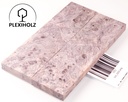 Box Elder Maser stabilisiert | plexiholz | 140x40x10 | Griffschalenpaar puq 0252
