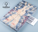 Box Elder Maser stabilisiert | plexiholz | 120x40x10 | Griffschalenpaar puq 0255
