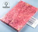Box Elder Maser stabilisiert | plexiholz | 120x40x10 | Griffschalenpaar puq 0255