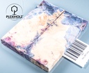 Box Elder Maser stabilisiert | plexiholz | 120x40x10 | Griffschalenpaar puq 0255