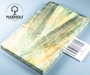 Kastanie Maser stabilisiert | 120x40x10 | plexiholz | buckeye schalenpaar 0713