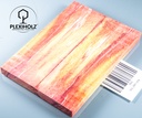 Kastanie Maser stabilisiert | 120x40x10 | plexiholz | buckeye schalenpaar 0713