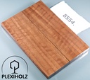 Walnuss Griffschalen stabilisiert | 120x40x8 | plexiholz | 8540
