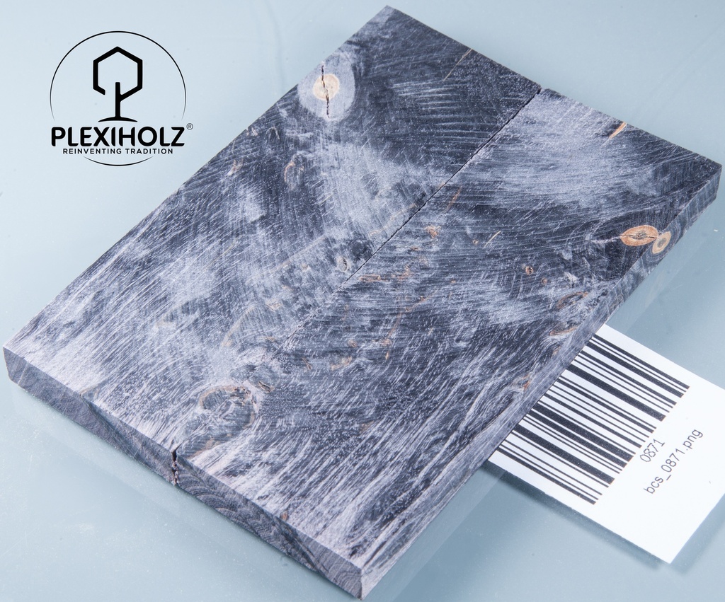 Ahorn Griffschalen stabilisiert | 145x40x10 | plexiholz | Messergriff | 0598