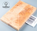 Kastanie Maser stabilisiert | 120x40x10 | plexiholz | Griffholz Schalenpaar 0893