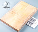 Kastanie Maser stabilisiert | 120x40x10 | plexiholz | Griffholz Schalenpaar 0893
