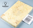 Kastanie Maser stabilisiert | 120x40x10 | plexiholz | Griffholz Schalenpaar 0893