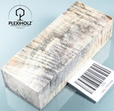 Kastanie Maser stabilisiert | 120x40x30 | plexiholz | Buckeye Griffblock 0737