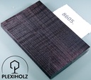 Walnuss Griffschalen stabilisiert | 120x40x8 | plexiholz | 8540