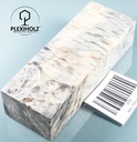 Kastanie Maser stabilisiert | 120x40x30 | plexiholz | Buckeye Griffblock 0737