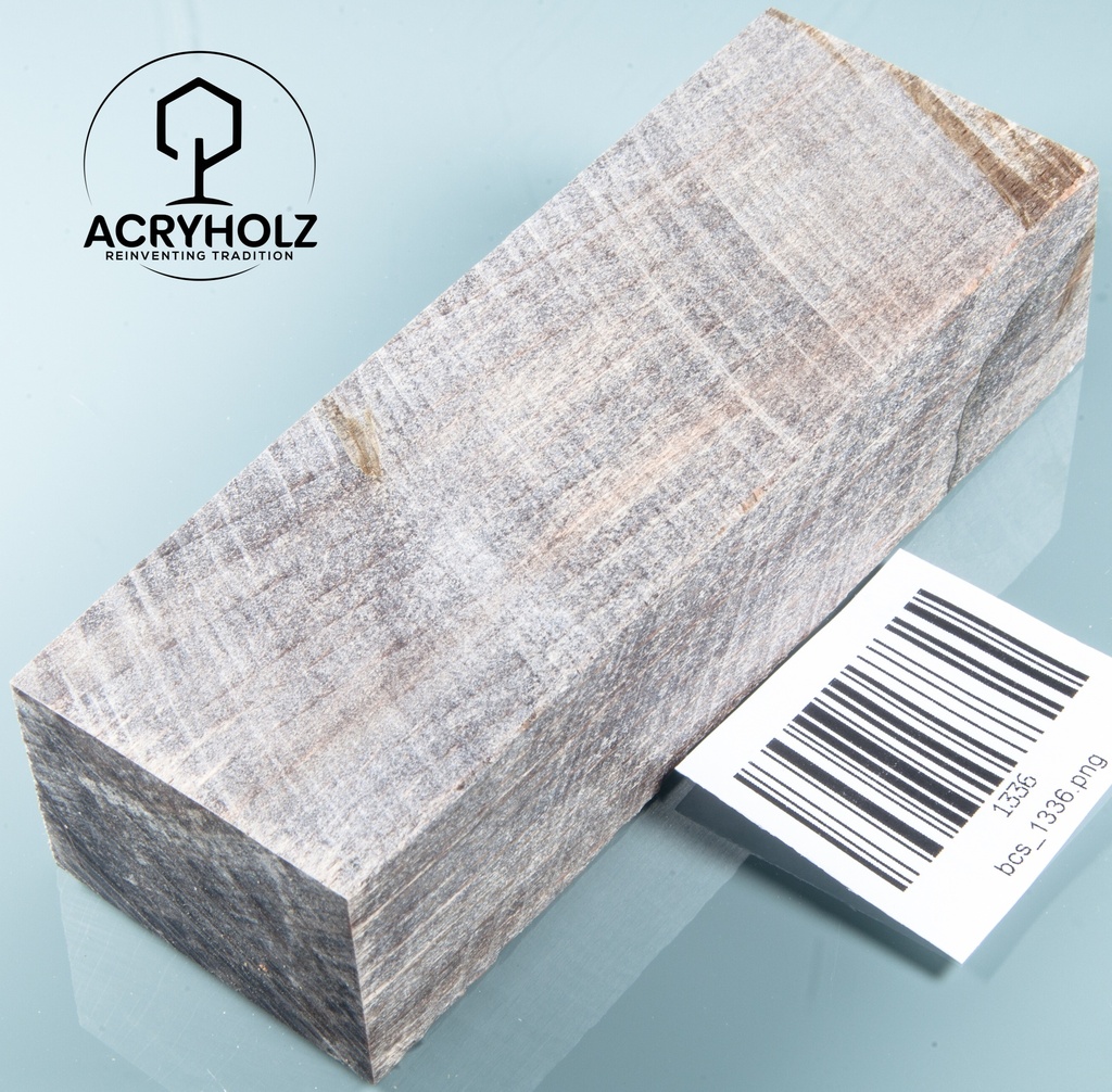 Buche gestockt stabilisiert Griffblock | 120x42x29 | Messergriff 1335