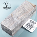 Buche gestockt stabilisiert Griffblock | 120x42x29 | Messergriff 1335