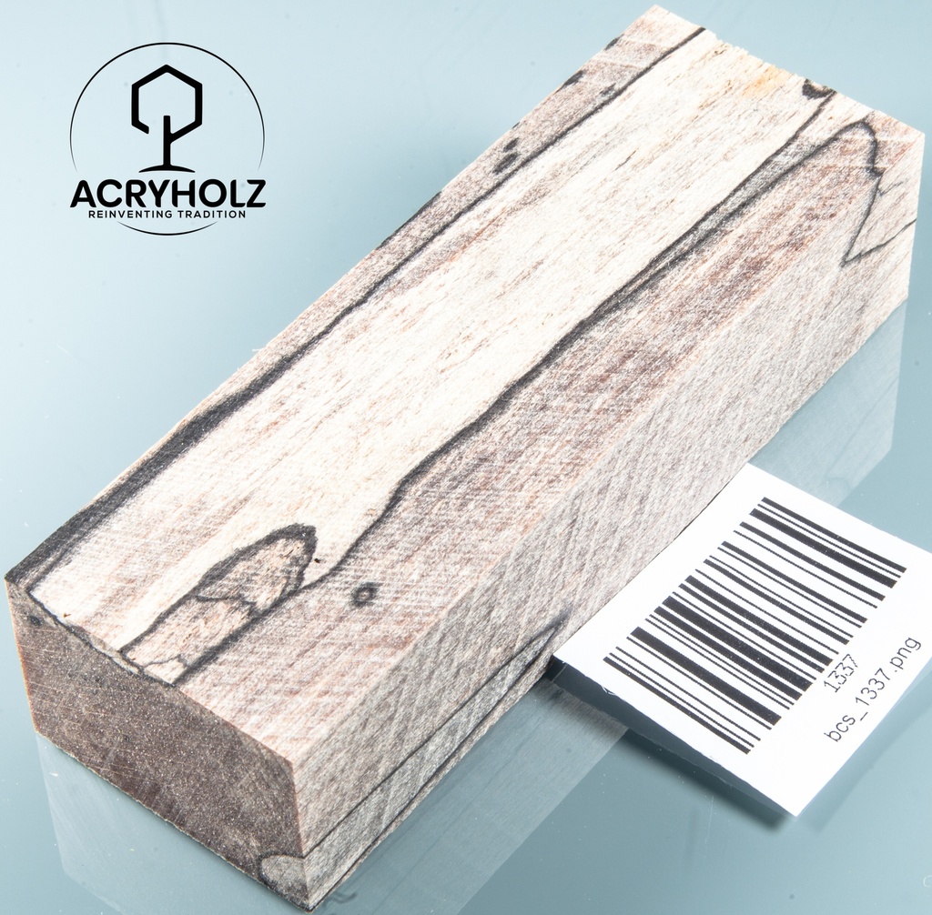 Buche gestockt stabilisiert Griffblock | 120x42x29 | Messergriff 1335