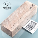 Buche gestockt stabilisiert Griffblock | 120x42x29 | Messergriff 1335
