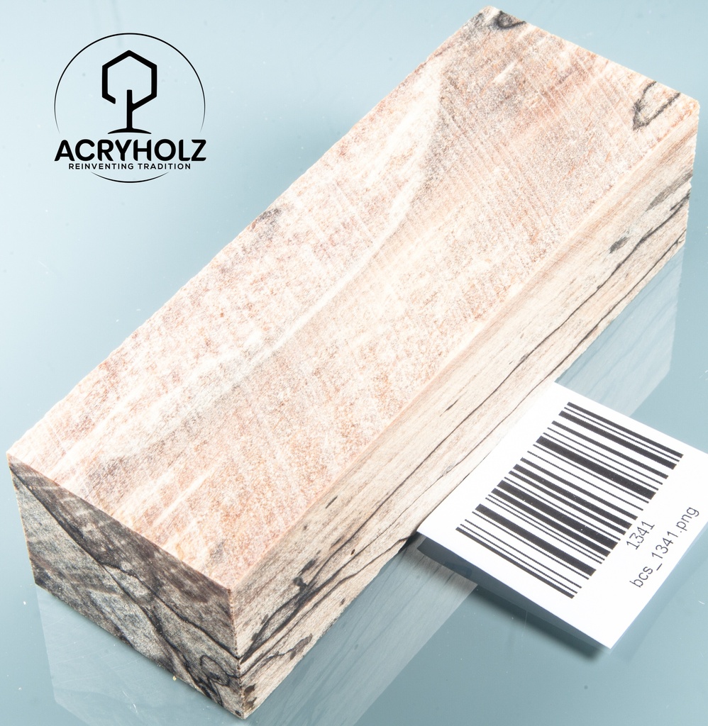 Buche gestockt stabilisiert Griffblock | 120x42x29 | Messergriff 1335