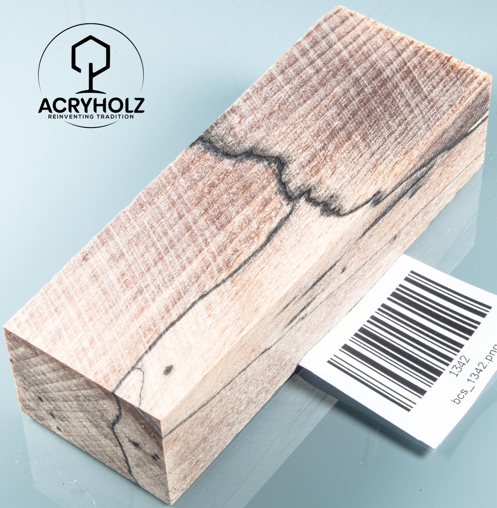 Buche gestockt stabilisiert Griffblock | 120x42x29 | Messergriff 1335