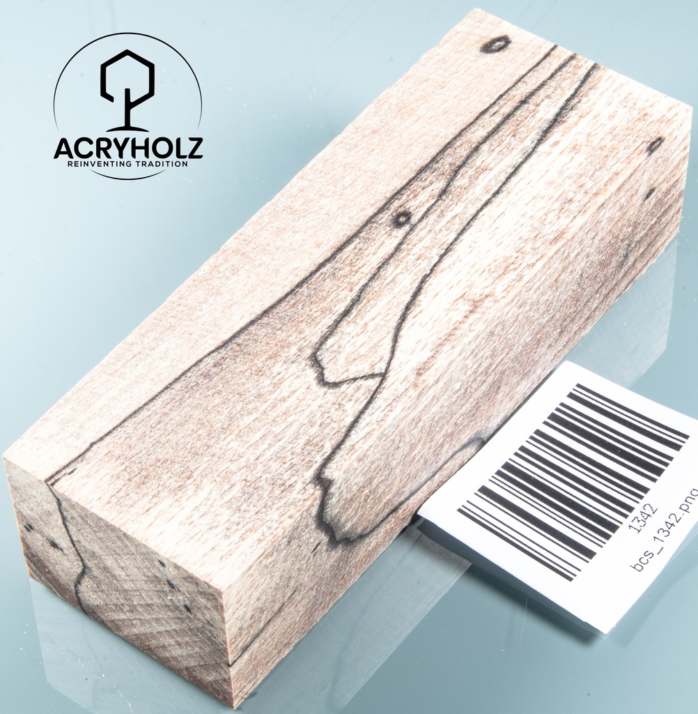 Buche gestockt stabilisiert Griffblock | 120x42x29 | Messergriff 1335