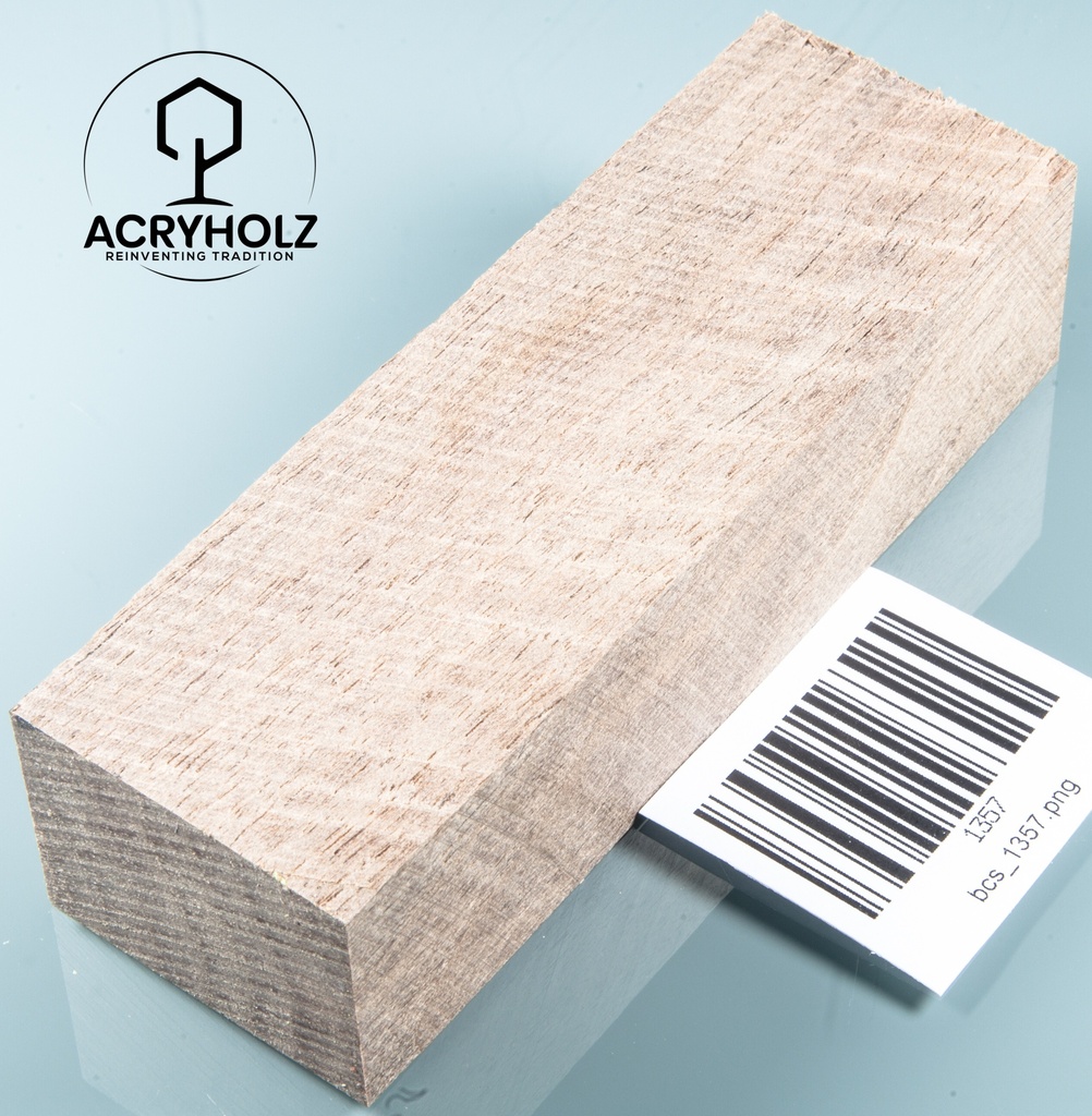 Walnuss Griffblock stabilisiert | 130x50x30 | plexiholz | 1349