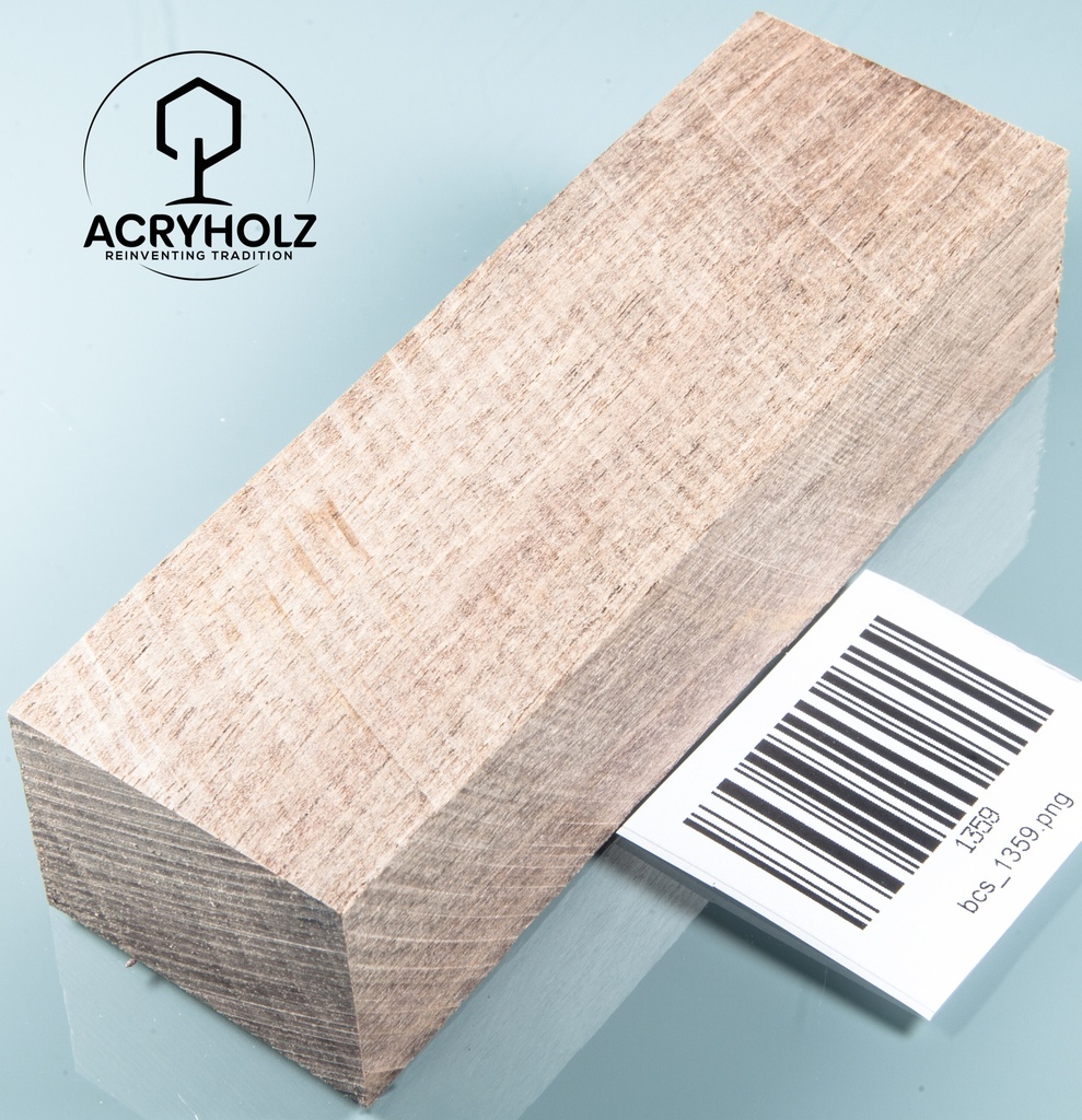 Walnuss Griffblock stabilisiert | 130x50x30 | plexiholz | 1349