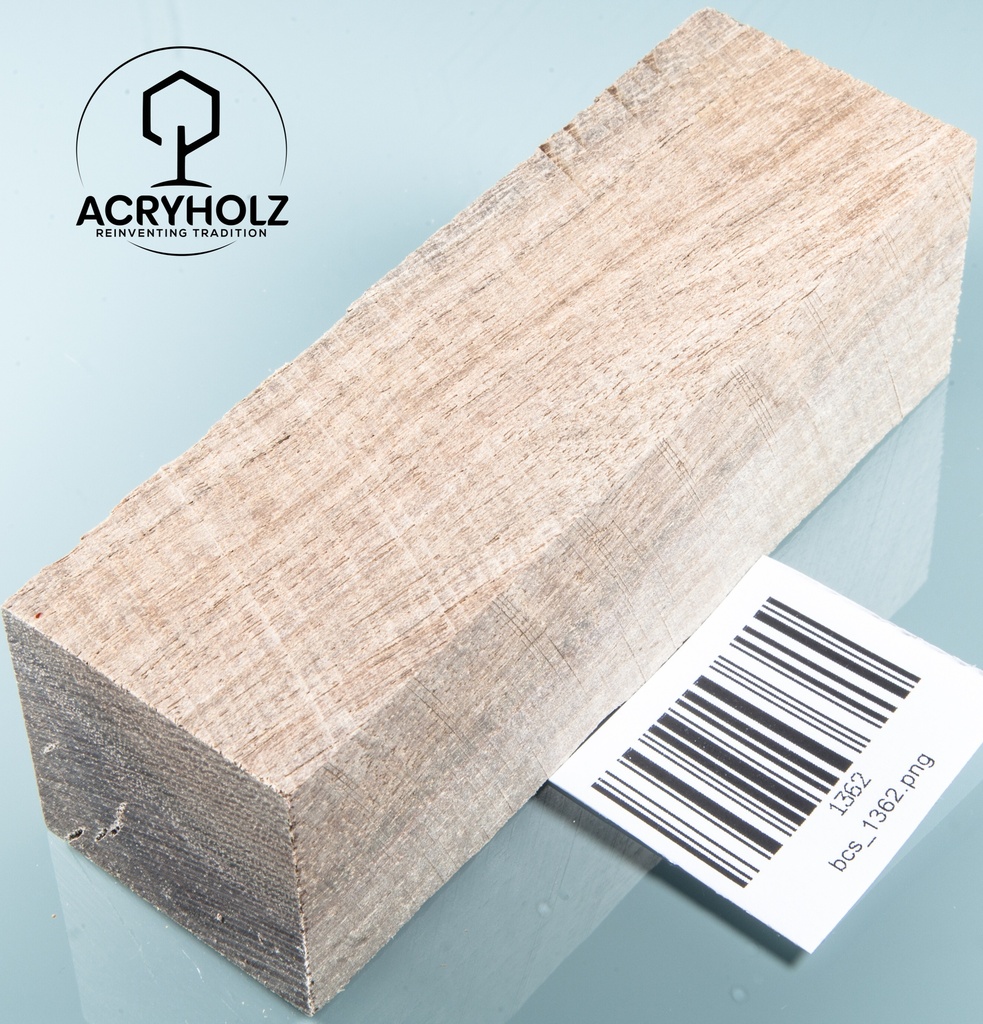 Walnuss Griffblock stabilisiert | 130x50x30 | plexiholz | 1349