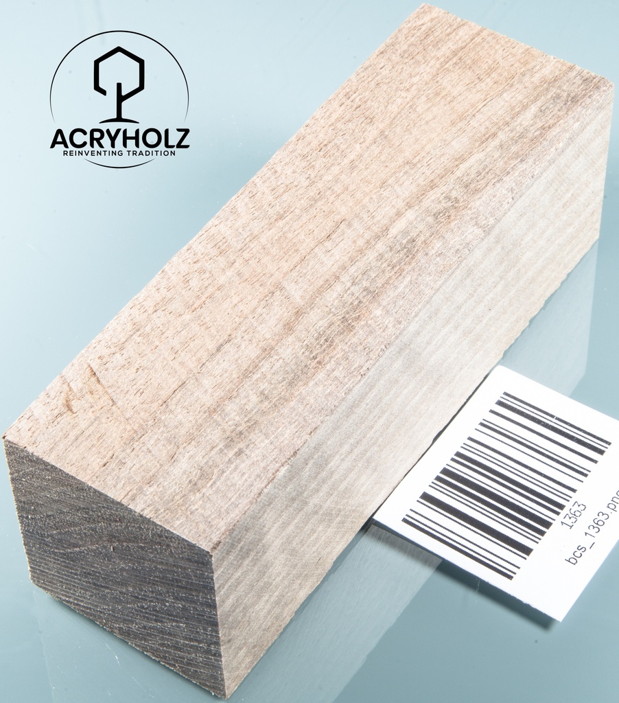 Walnuss Griffblock stabilisiert | 130x50x30 | plexiholz | 1349