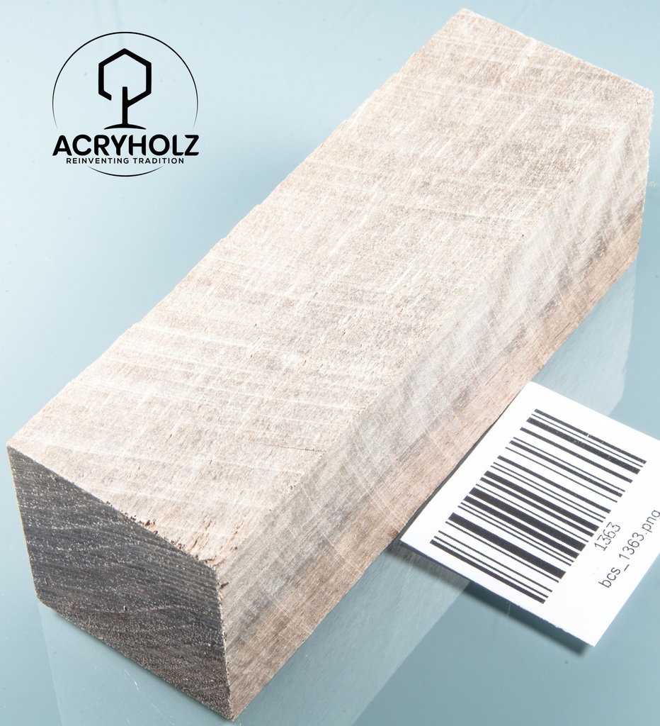 Walnuss Griffblock stabilisiert | 130x50x30 | plexiholz | 1349