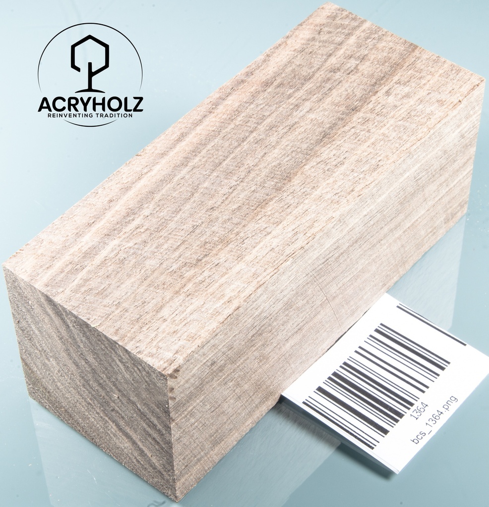Walnuss Griffblock stabilisiert | 130x50x30 | plexiholz | 1349