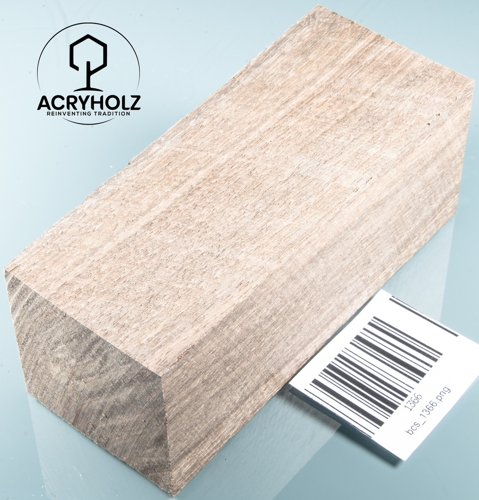 Walnuss Griffblock stabilisiert | 130x50x30 | plexiholz | 1349