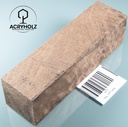 Pappel Maser stabilisiert Griffblock | 145x50x30 | plexiholz | Messergriff 0390
