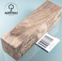 Pappel Maser stabilisiert Griffblock | 145x50x30 | plexiholz | Messergriff 0390