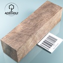 Pappel Maser stabilisiert Griffblock | 145x50x30 | plexiholz | Messergriff 0390