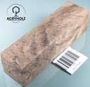 Pappel Maser stabilisiert Griffblock | 145x50x30 | plexiholz | Messergriff 0390