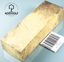 Pappel Maser stabilisiert Griffblock | 145x50x30 | plexiholz | Messergriff 0390