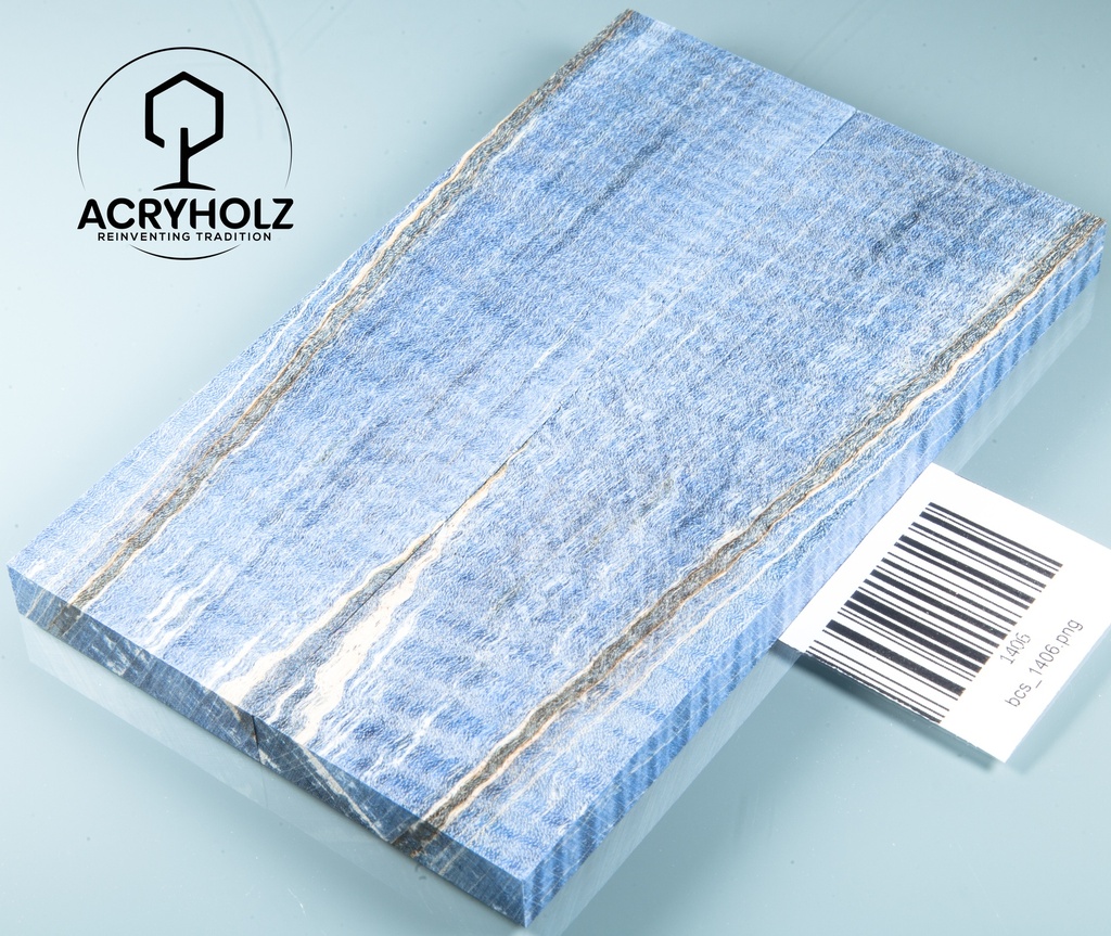 Ahorn Griffschalen stabilisiert | 145x40x10 | plexiholz | Messergriff | 0598