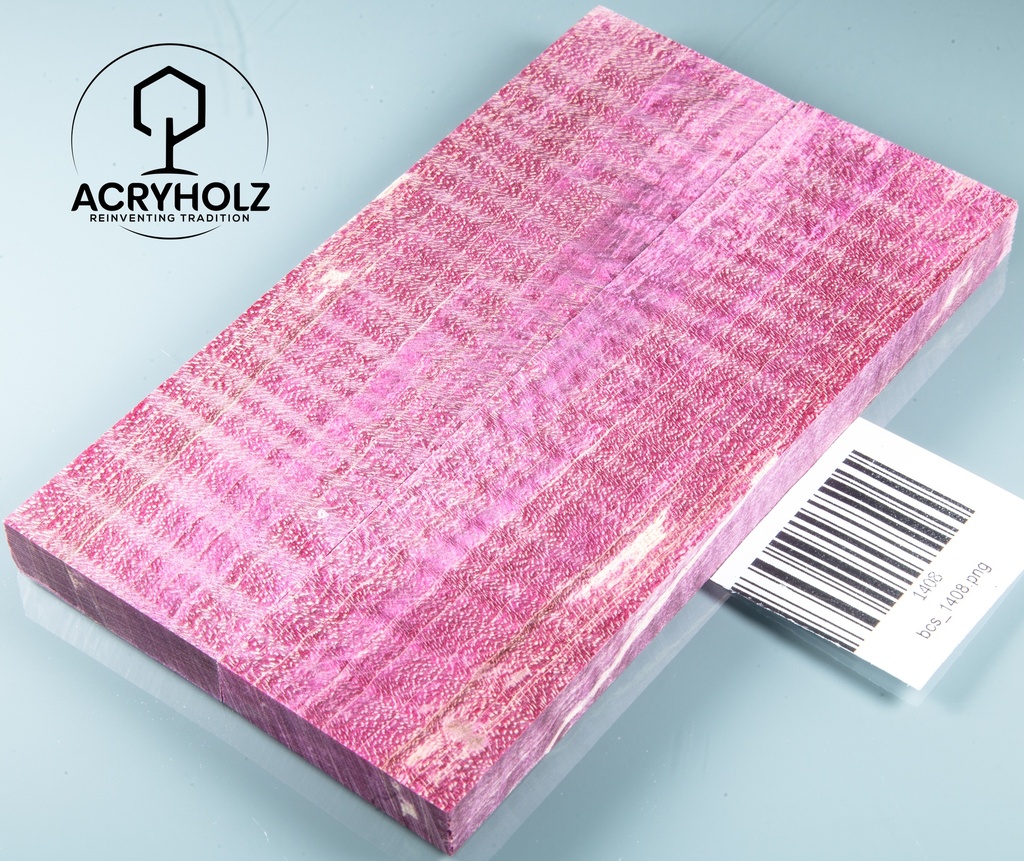 Ahorn Griffschalen stabilisiert | 145x40x10 | plexiholz | Messergriff | 0598