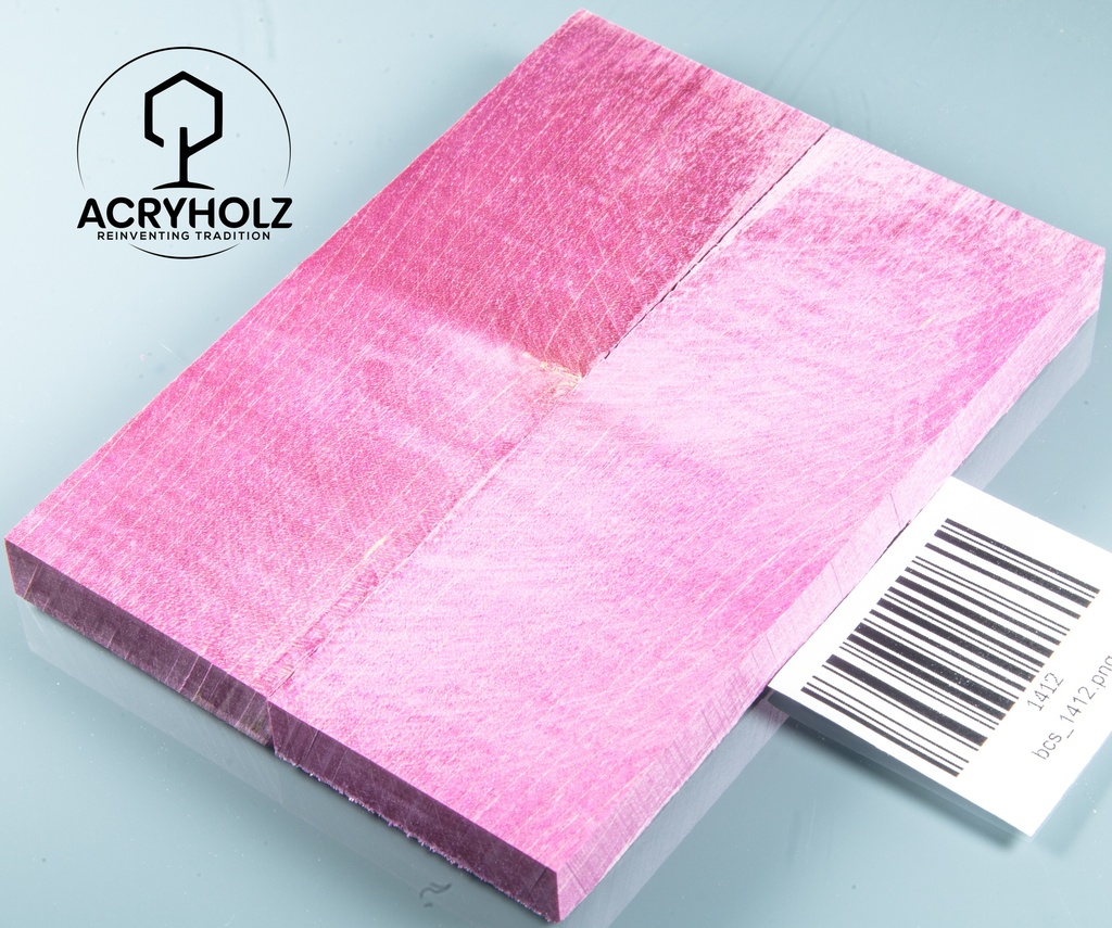 Ahorn Griffschalen stabilisiert | 145x40x10 | plexiholz | Messergriff | 0598