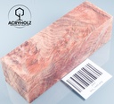 Esche Maser Griffblock stabilisiert | 140x40x30 | plexiholz | 0328