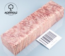 Esche Maser Griffblock stabilisiert | 140x40x30 | plexiholz | 0328