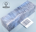Kastanie Maser Griffblock stabilisiert | 130x40x28 | plexiholz | Messergriff | 0651