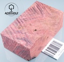 Kastanie Maser stabilisiert | 100x50x40 | plexiholz | Buckeye Modblock 0757