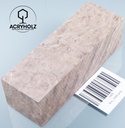 Walnuss Griffblock stabilisiert | 130x50x30 | plexiholz | 1349