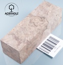 Walnuss Griffblock stabilisiert | 130x50x30 | plexiholz | 1349