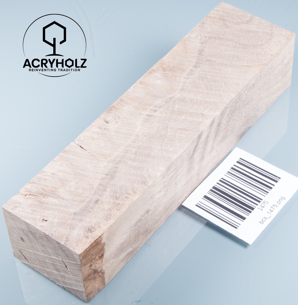 Walnuss Griffblock stabilisiert | 130x50x30 | plexiholz | 1349