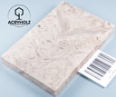 Walnuss Maser | 120x40x10 | plexiholz | Griffschalen stabilisiert 1489