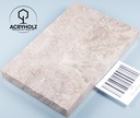 Walnuss Maser | 120x40x10 | plexiholz | Griffschalen stabilisiert 1489