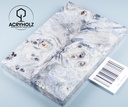 Pappel Griffschalen stabilisiert | 140x40x10| plexiholz | Messer | Griffholz 1493