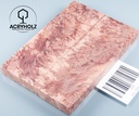 Ahorn Griffschalen stabilisiert | 145x40x10 | plexiholz | Messergriff | 0598