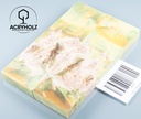 Ahorn Griffschalen stabilisiert | 145x40x10 | plexiholz | Messergriff | 0598