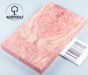 Ahorn Griffschalen stabilisiert | 145x40x10 | plexiholz | Messergriff | 0598